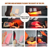 Appareil de thérapie par la lumière LED portable Utilisation complète du corps et du visage pour SPA à domicile
