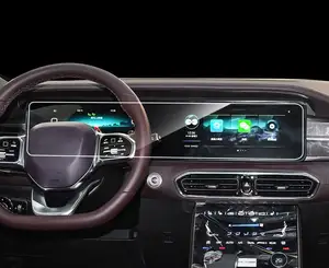 Jetour x90 artı 2023 temperli cam ekran koruyucu GPS multimedya ekran cam araba dokunmatik ekran koruyucu kalkan