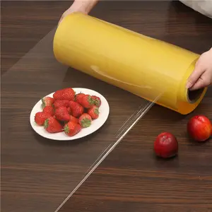 2000 M Plastic Wrap Roll Cling Film PVC Jumbo Roll Film For Food