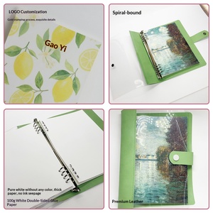 Quaderno Creativo di Alta Gamma con Copertina in PU, 60 Fogli, per Ufficio e Appunti, Regalo Personalizzato - Product Image 2