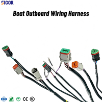 Arnés de cableado para motor de barco 176340, cable modular principal BRP Johnson Evinrude OMC, caja de control remoto para fueraborda, PVC PTFE IP67