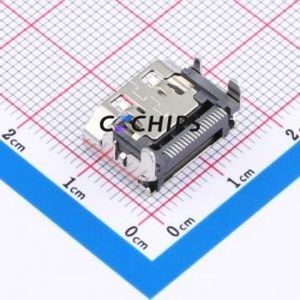 HDA61-N1S1-4000-A <b>HDMI</b> Connector SMD Connector ( Connector Type: <b>HDMI</b>-A )( Gender: Female )( Total Number of PINs: 19P ) - Product Image 2
