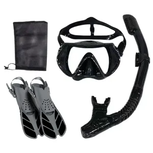 <span class=keywords><strong>Palmes</strong></span> de plongée en caoutchouc imperméables pour adultes Ensemble de lunettes de plongée avec <span class=keywords><strong>palmes</strong></span> <span class=keywords><strong>et</strong></span> masques de plongée - Product Image 1