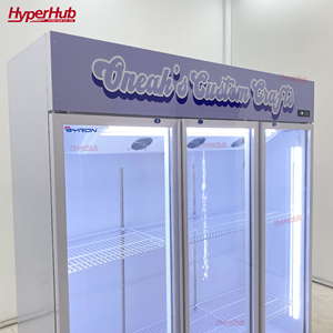 Refrigerador Comercial para Exhibición de Flores |   Exhibidor Refrigerado para Flores con Control de Humedad y Luces LED para Floristería - Product Image 6