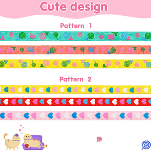 Collier pour chat coloré en gros avec motif d'amour - Product Image 5