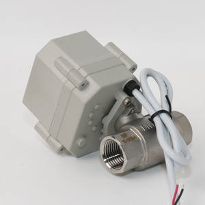 Katup Bola Aktuator Listrik Proporsional 0-10V Baja Tahan Karat 3/4 '' <span class=keywords><strong>2</strong></span> Jalur, Perangkat Pengontrol Aliran - Product Image 4