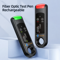 Localisateur Visuel de Défauts Rechargeable 10 km, Stylo de Test Fibre Optique Universel 2,5 mm avec Lampe Torche LED Rouge, Solution FTTH
