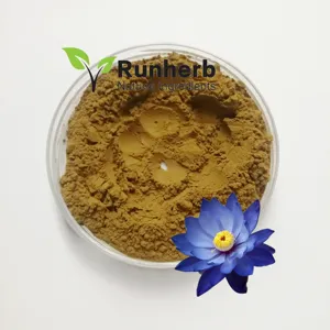 100% Pure Natuurlijke Blauwe Lotusbloem Extract Poeder 100:1 200:1 Blauw Lotus Extract