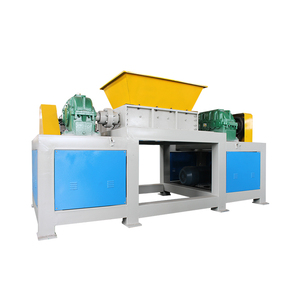 OKMT Industrial OEM Double Shaft Gearbox Shredder <b>Machine</b> 30KW High Safety Plastic PET/PVC Scrap Metal Rubber <b>Tyre</b> Waste Carton - Product Image 3