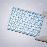 Vente en gros usine : Plaque ELISA stérile haute performance à 8 puits et 12 compartiments, détachable et transparente, consommables de laboratoire