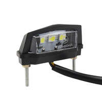 Vente chaude : éclairage de plaque d'immatriculation LED pour moto, lumière arrière universelle modifiée, lumière décorative d'avertissement, Guangdong