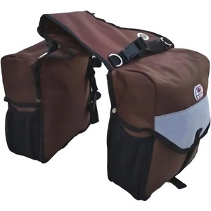 Échantillon gratuit : Sac de selle pour cheval Majestic Ally - Sac isotherme en nylon imperméable, rembourré et réfléchissant avec poches pour hommes - Product Image 1