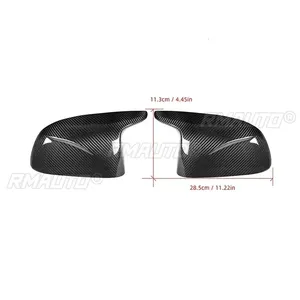 Cubierta de Espejo Retrovisor Lateral de Fibra de Carbono Real para BMW F95 F96 F97 F98 X3M X4M X5M X6M 2019-IN - Product Image 6
