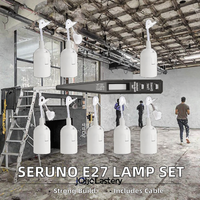 Base de lampe Seruno E27, 10 pièces, câble de prise, construction robuste, pour ampoules, lampes de plafond, vis en plastique