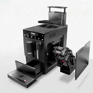 Cuisine Bureau Cappuccino Latte <span class=keywords><strong>Cafetière</strong></span> Machine Espresso Automatique <span class=keywords><strong>avec</strong></span> <span class=keywords><strong>Filtre</strong></span> Moulin <span class=keywords><strong>Intégré</strong></span>, Programmable, Mousseur à Lait - Product Image 5