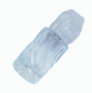 factory wholesale price OEM unique luxury empty custom <b>perfume</b> bottle with clear white crystal cap - Product Image 1