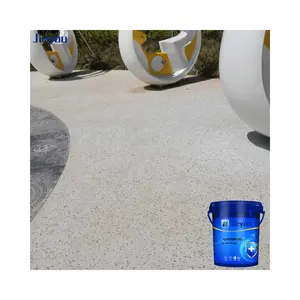 Hot Sale Eco-Friendly Liquid Resin Waterstone Non-Washing Stone Paint Floor And Wall Convenient Scrape Application Coating