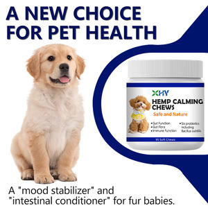 Hennep Kalmerende Kauwen Voor Honden Angstverlichting Zachte Kauw Bevorderen Ontspanning Huisdier Gezondheidszorg & Supplement Zachte Kauw - Product Image 5