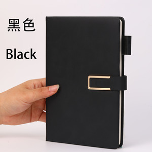 Custom Printed Logo A5 Size Leather Diary Notebook Super Thick Magnetic Business Office Stationery Thickened Notebook - Product Image 4