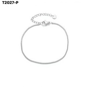 Amy Amy Fashion <b>Anklet</b> Stainless Steel <b>Silver</b> Plated Classic Women's Gift Jewelry T2027 - Product Image 1