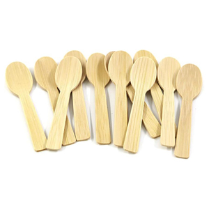 ช้อนไม้ไผ่ย่<span class=keywords><strong>อย</strong></span>สลายได้พร้อมโลโก้ออกแบบได้ตามต้องการสำหรับงานปาร์ตี้กลางแจ้งหรือการเดินทางอาหาร - Product Image 1