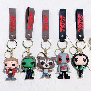 Joylit Cool Cartoon Merveilles <span class=keywords><strong>Gardiens</strong></span> <span class=keywords><strong>de</strong></span> <span class=keywords><strong>la</strong></span> <span class=keywords><strong>Galaxie</strong></span> 3D Poupée Film Personnage Porte-clés Exquis Sac Décoration Pendentif - Product Image 1
