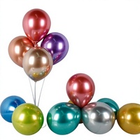 Ballons en latex métallisé de 10 pouces en gros - Couleur or pour fêtes d'anniversaire, mariages, décorations de chambres nuptiales, décors de scène