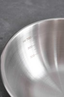 Ensemble de bols à mélanger nordiques en acier inoxydable Bols de nidification Stockage peu encombrant Stabilité de prise en main facile 304 Grand bol de fruits à salade