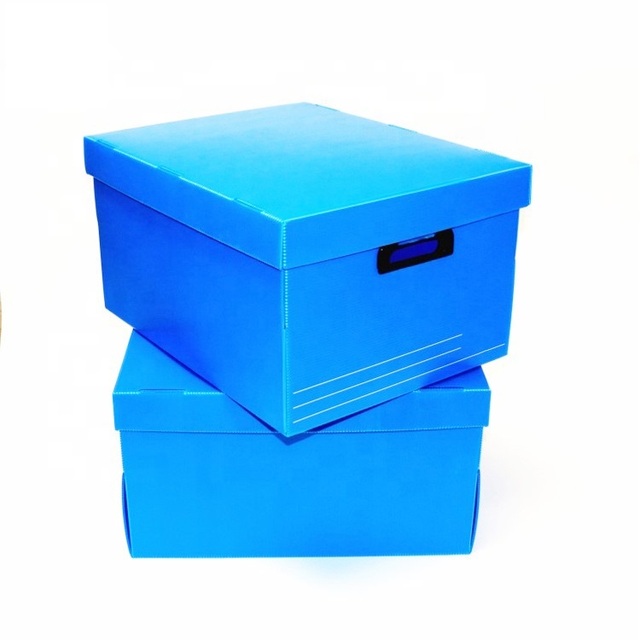 Hot Sale Factory Supply pp Corrugated Plastic Foldable Storage Moving Box