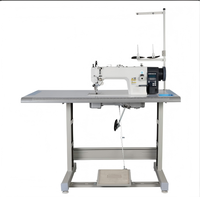 Machine à coudre 0303D à aiguille simple, intégrée à l'ordinateur, à alimentation synchrone, pour matériaux épais en cuir, avec moteur servo