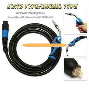 Torche de soudage Binzel <span class=keywords><strong>TIG</strong></span>/MIG/MAG Ak15 compatible CO2, plaquée cuivre, robuste, 400A max, entraînement électrique - Product Image 5