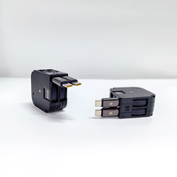 Cable Retráctil USB 2.0 Tipo-C FIILIAN TEK RET82 de PVC de 82 cm para Carga y Sincronización de Datos de Teléfonos Móviles y Tabletas