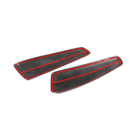 Revêtements de panneaux latéraux de siège en fibre de carbone compatibles avec Porsche 718 2016-2019 Porsche 911 2010-2017 Accessoires de voiture