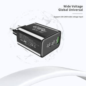 40W Nhanh Chóng Sạc Adapter Du Lịch Tương Thích Chúng Tôi/EU/Anh 3 USB-A 2 Pd 3.0 Loại-C Cổng Cho Iphone Đối Với Xiaomi Oppo Máy Tính Bảng Qc3.0 OTG - Product Image 5