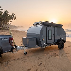 ONLYWE Teardrop Camper Trailer Luxury Rv Off Road Trailewrs <span class=keywords><strong>Mini</strong></span> 2 People of Australian 4x4 Trailers à vendre avec salle de bain - Product Image 1