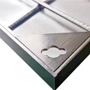 현대 사각 스테인레스 스틸 매입 맨홀 커버 그래픽 디자인 솔루션과 정원 맨홀 커버 - Product Image 4