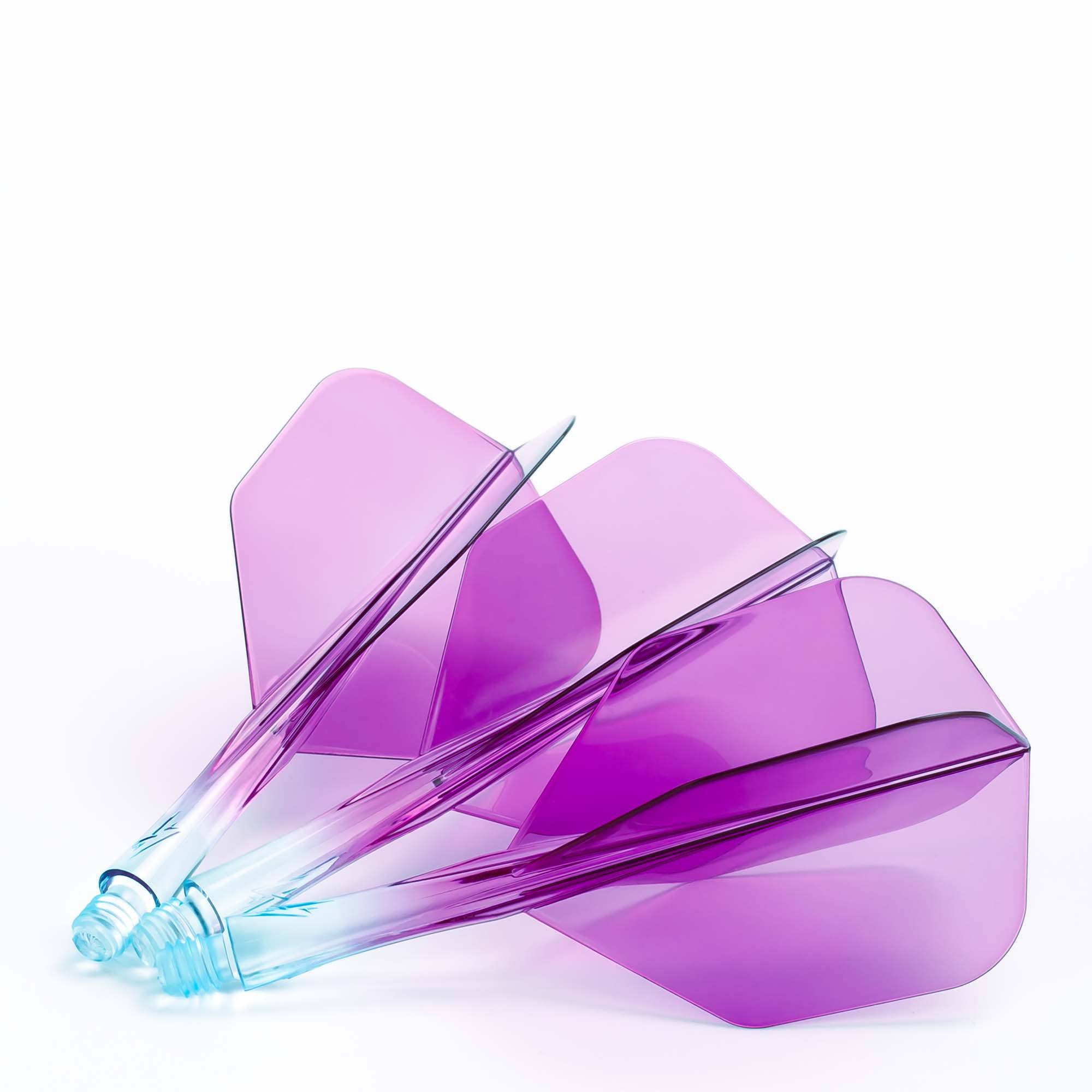 Short bleu et violet