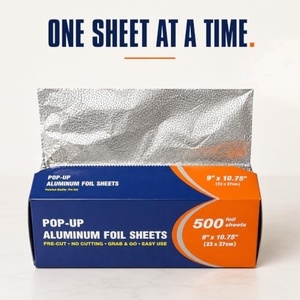 Papier d'emballage en aluminium imperméable et résistant à la graisse en forme de nid d'abeille, papier imprimé pour hamburgers, feuilles de papier d'aluminium isolantes pour hamburgers - Product Image 5
