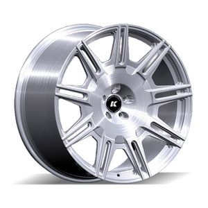 Cerchio in Lega Argento Spazzolato da 22 <span class=keywords><strong>Pollici</strong></span> 5x112, Montaggio Sfalsato 9.5/<span class=keywords><strong>11</strong></span>, Cerchione Largo per SUV e Berlina di Lusso - Product Image 1