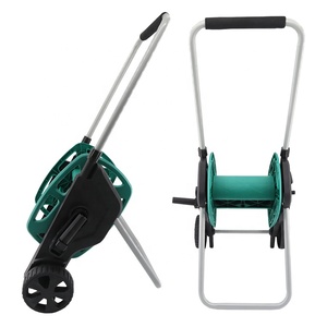 SUNSHINE SX-W-10C <span class=keywords><strong>chariot</strong></span> à <span class=keywords><strong>tuyau</strong></span> pliable haute pression 50FT PVC Kit d'enrouleur de <span class=keywords><strong>tuyau</strong></span> d'<span class=keywords><strong>arrosage</strong></span> arrosoir pour l'irrigation de la pelouse en métal - Product Image 4