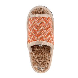 Hermoso interior japonés 100% algodón Waffle tela suave suela interior hogar silencioso lavable zapatilla precio al por mayor - Product Image 1