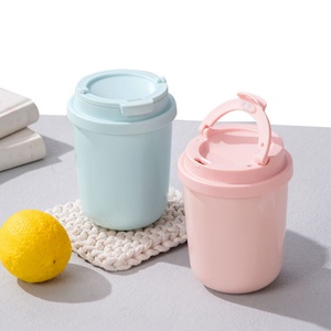 Taza de Café de Acero Inoxidable de Doble Pared con Aislamiento al Vacío de 11 oz con Asa para el Regreso a Clases - Vaso Térmico de Viaje - Product Image 5