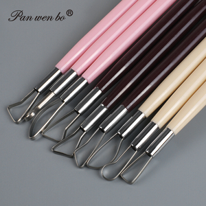 Outils de poterie et de sculpture en argile et plastique : Couteau à fil plat double tête pour embellissement et sculpture - Product Image 5