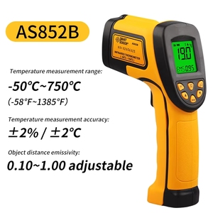 Termometro a Infrarossi Portatile HEDAO -50°C ° C~750 ° C Industrial <span class=keywords><strong>Te</strong></span> - Product Image 2