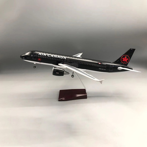 โมเดลเครื่องบินเรซิ่นแอร์แคนาดา แอร์บัส <span class=keywords><strong>A320</strong></span>-<span class=keywords><strong>200</strong></span> ขนาด 1/80 ยาว 47 ซม. พร้อมไฟ LED และล้อจอด - Product Image 6