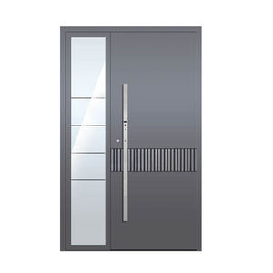 Hurricane Proof Hochwertige kugelsichere <span class=keywords><strong>Aluminium</strong></span>-Eingangstür Externe Moderne Große Sicherheit Modern Von Türen für Haus - Product Image 3
