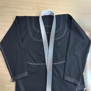 Qualité supérieure personnalisée BJJ Gi blanc perle armure veste pantalon côtes arrêt Stretch haut de gamme Arts martiaux vêtements pour Jiu-jitsu - Product Image 6