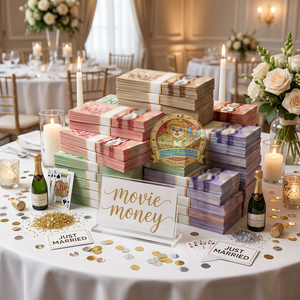 Billetes de <span class=keywords><strong>Dólar</strong></span> Canadiense de Juguete, Plástico Ultrafino, Holográficos, Duraderos, Antideslizantes, No Tóxicos - Product Image 2