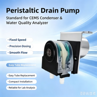 Pompe péristaltique de drainage standard pour condenseur CEMS et analyseur de qualité de l'eau |   Pompe doseuse de laboratoire