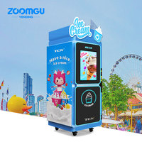 Zoomgu جميلة نمط لينة خدمة الآيس كريم آلة البيع الباردة آيس كريم ناعم القوام آلات